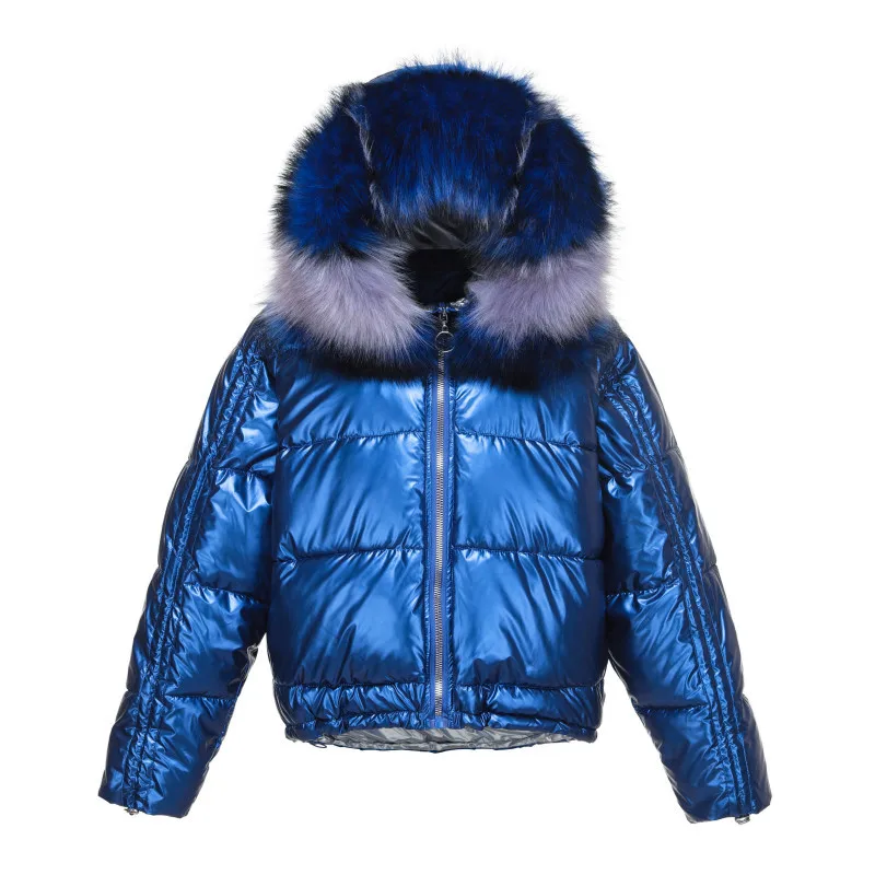 Женская куртка с капюшоном FORERUN зимняя большая парка хлопковой подкладкой модная