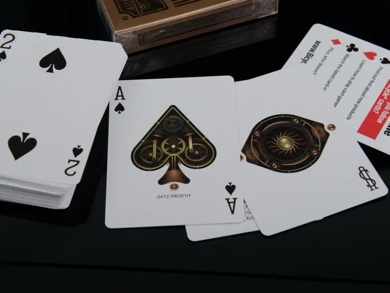 1 колода велосипедные бронзовые игральные карты в стиле стимпанк Волшебные