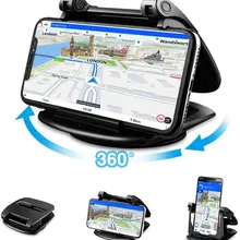 Cell Phone Holder for Car Vertical Horizontal Car Phone Mount with 360° Rotate Detachable Magnetic Base Dashboard Cradle