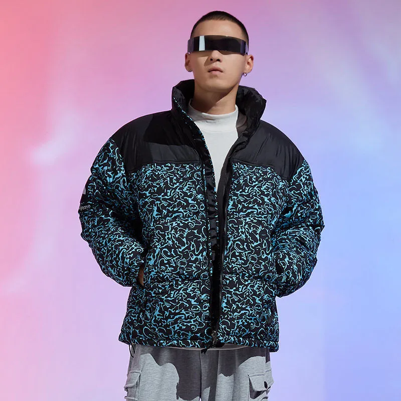 Пуховик мужской и женский Зимний новый тренд хлопковая куртка Свободная парная