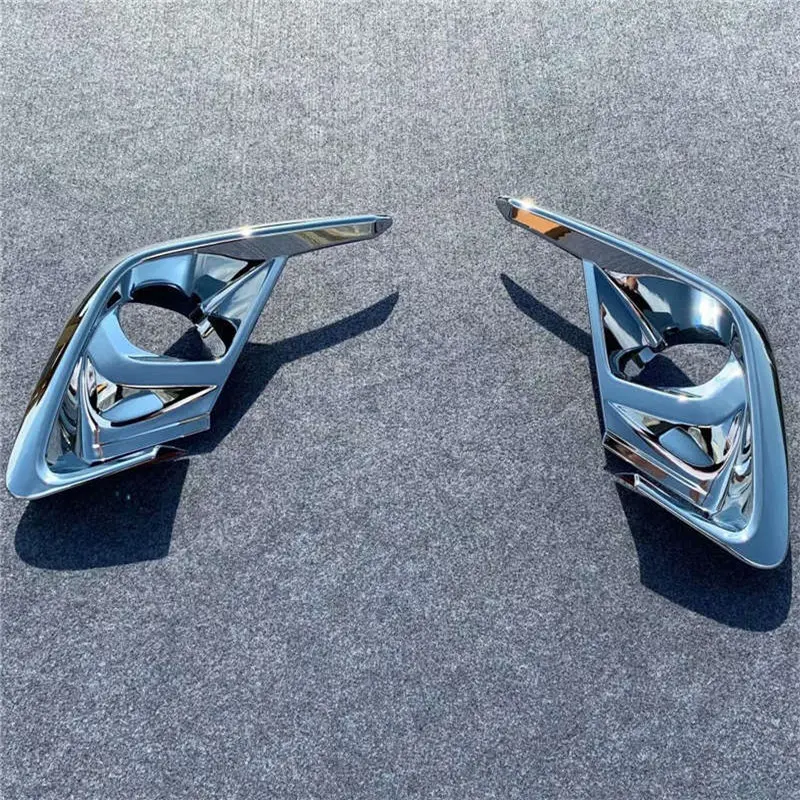 

WELKINRY car auto cover For Honda Fit GR 4th Generation 2020 ABS chrome front head fog lamp light trim