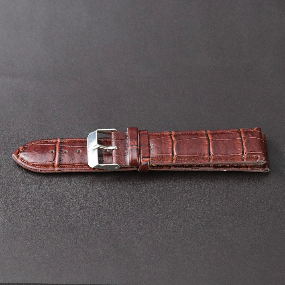 Ремешок для часов из искусственной кожи 22 мм горячая Распродажа черный и