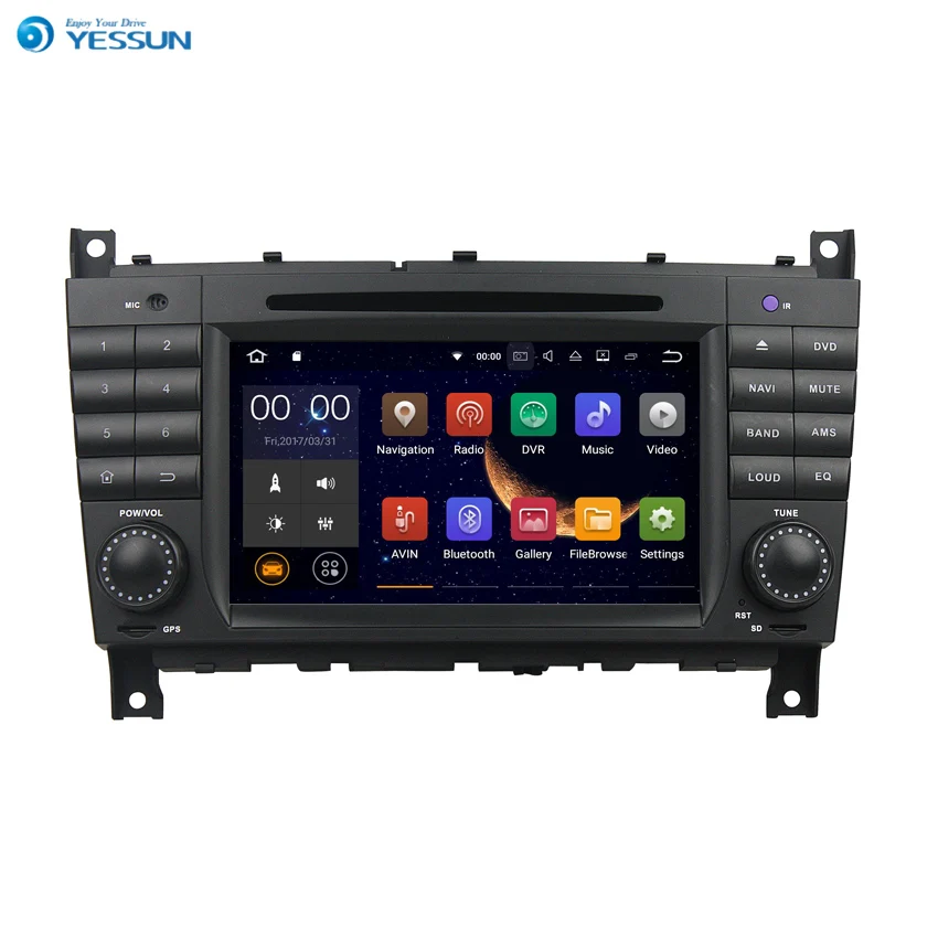 Yessun для Benz C Class W203/CLK W209 Android мультимедийный плеер система автомобильное радио