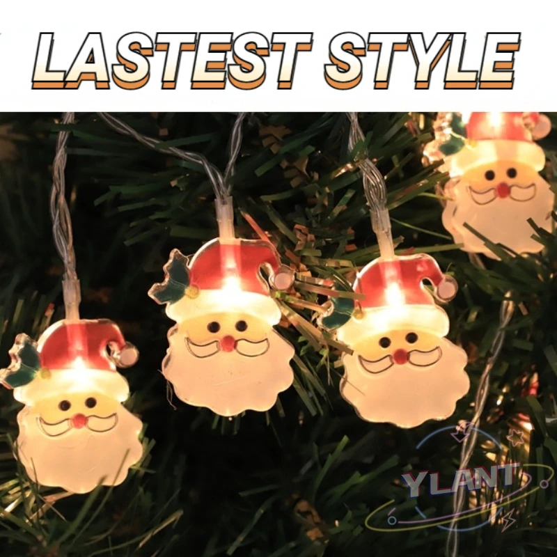 

SWChristmas Decoration LED String Christmas Tree Snowman Decoration Light String Holiday LED Room Battery Christmas Light String
