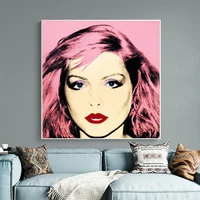 andy warhol debbie harry 1980 pop art oil painting on canvas posters and prints wall art pictures cuadros for living room decor