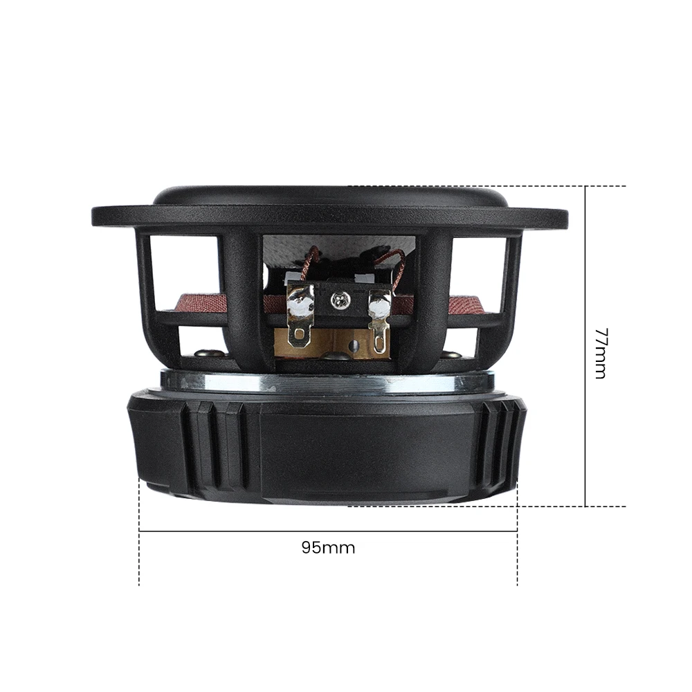 AIYIMA 4.5-дюймовый сабвуфер динамик аудио с алюминиевым конусом рамки, 4 Ом, 50 Вт, 30 ядер, стекловолоконный резиновый край, динамик наружного громкоговорителя.