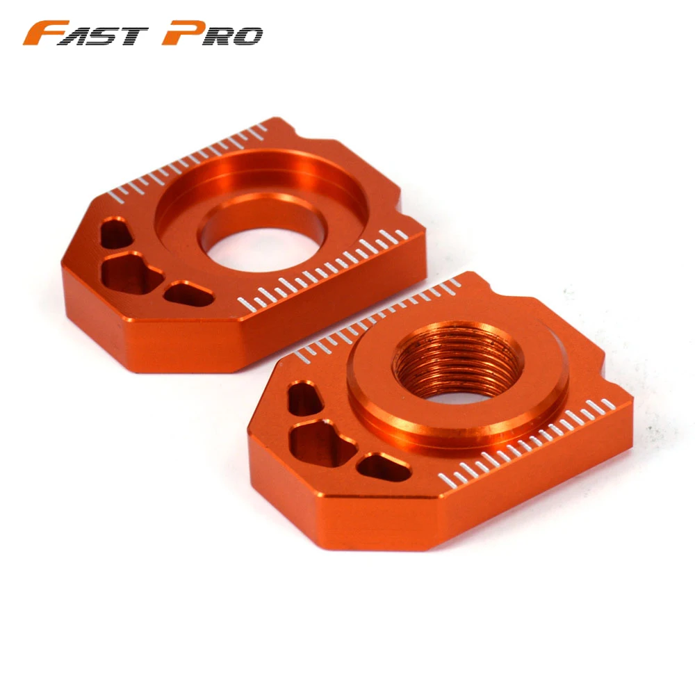 CNC сзади цепь Настройщик ось блока для KTM SX F XC EXC W XCF 85 125 150 300 350 450 530 SX85 EXC250 EXC300|chain