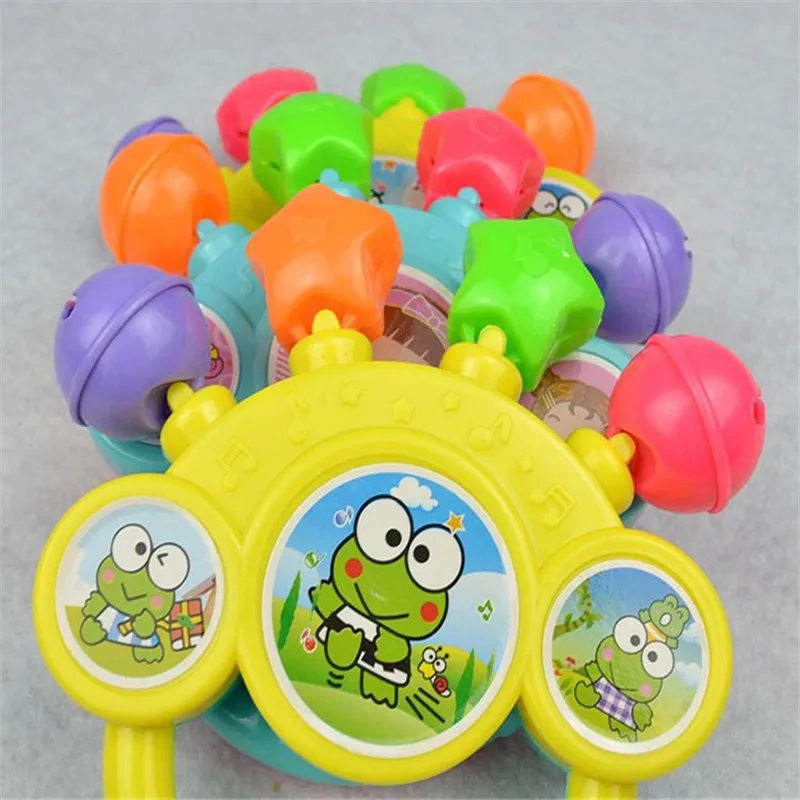 Детские погремушки для новорожденных с героями мультфильмов игрушки рук