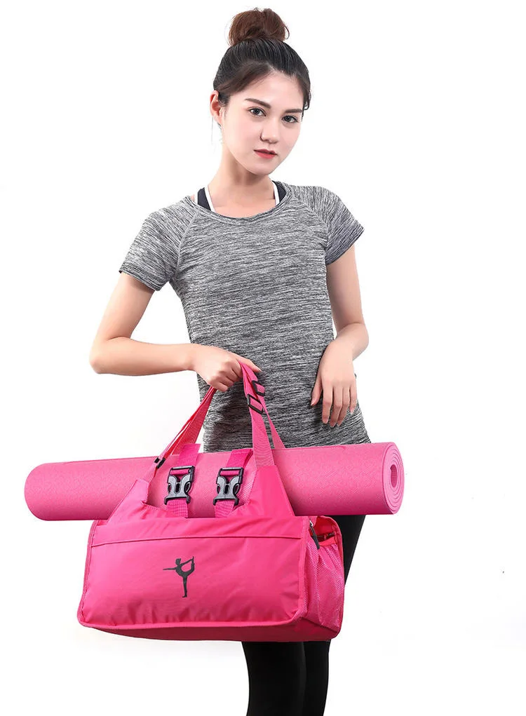 Модная водонепроницаемая сумка для йоги из ткани Оксфорд фитнеса Женская