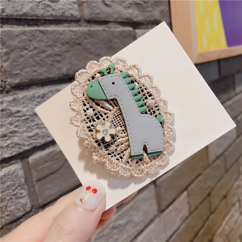 Новый дизайн кружевная брошь универсальная антикварная ручная работа лошадь