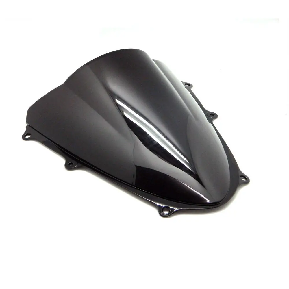 Motorcycle Black Double Bubble Windscreen Windshield Screen ABS Shield Fit For Suzuki GSXR GSXR1000 GSX-R1000 2009-2016 K9