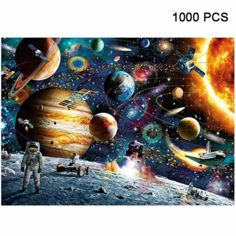 1000 шт головоломки деревянные бумажные Обучающие игрушки пазлы для детей