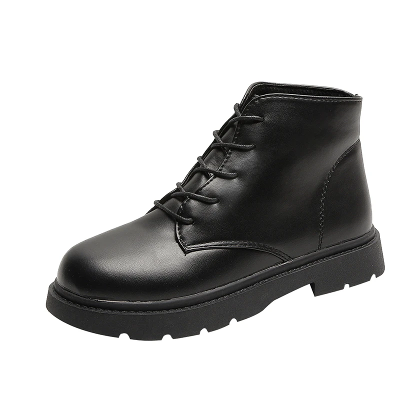 

Женские ботильоны из лакированной кожи, с круглым носком, на плоской подошве