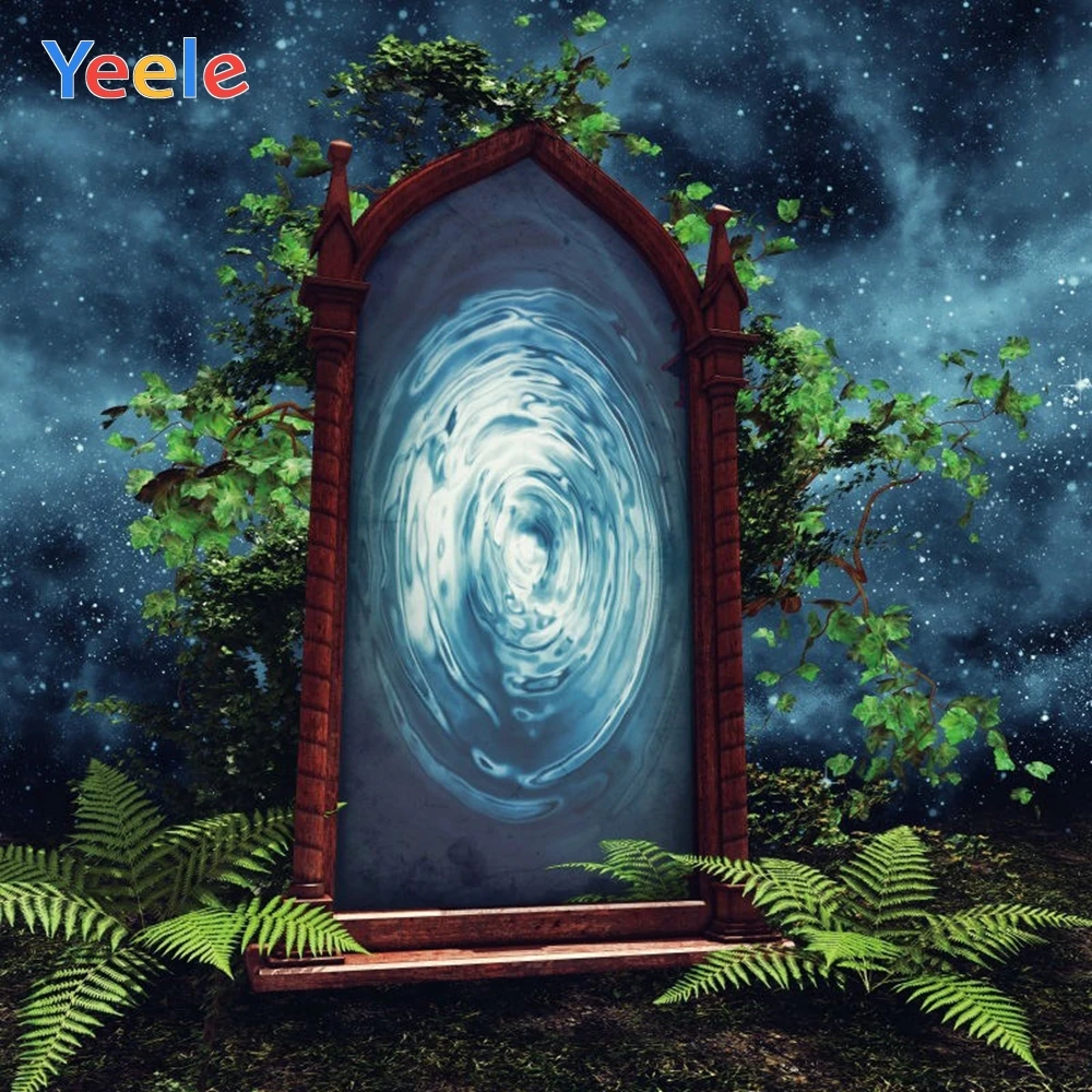 Fantasy Magic Mirror Dreamy Forest Baby Portrait Backdrop Photography Background For Photo Studio Vinyl Photophone Photozone | Электроника