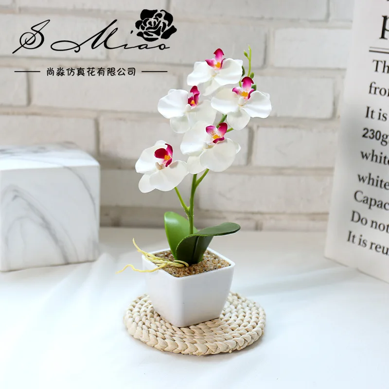 5 головок Бабочка Орхидея искусственный цветок декор для спальни искусственные