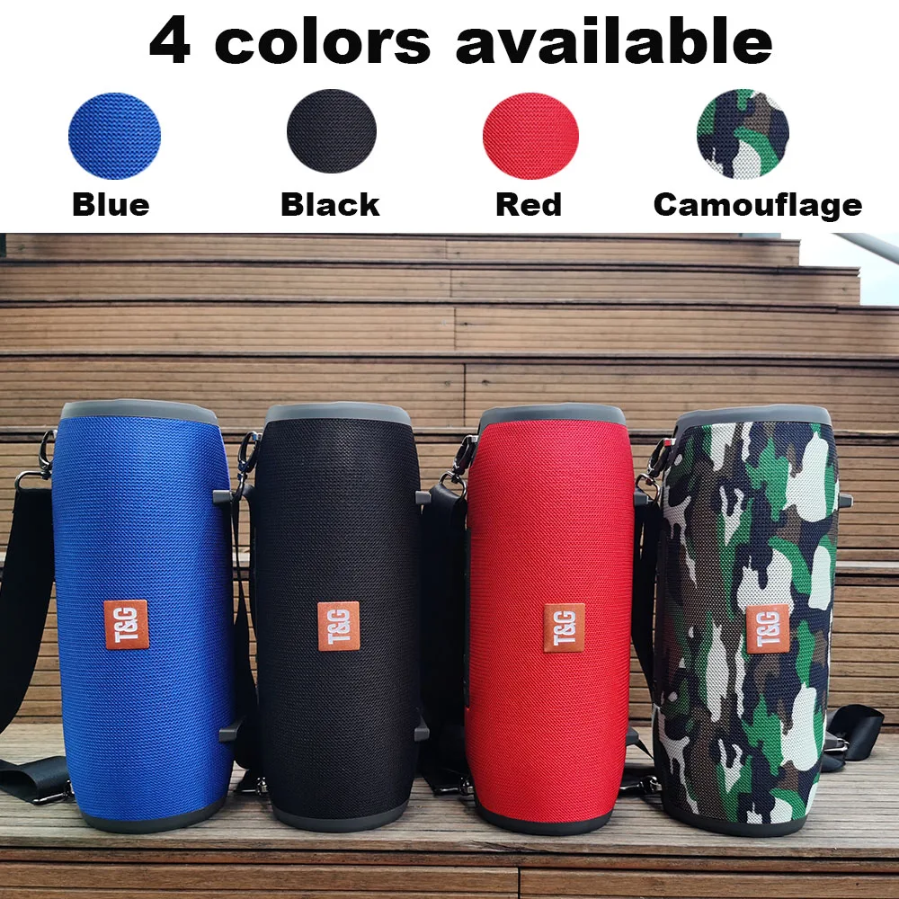 

High Power 40W Bluetooth Speakers Waterproof Portable Column For PC Computer 3D Stereo Subwoofer Boom Box Music Center FM Radio