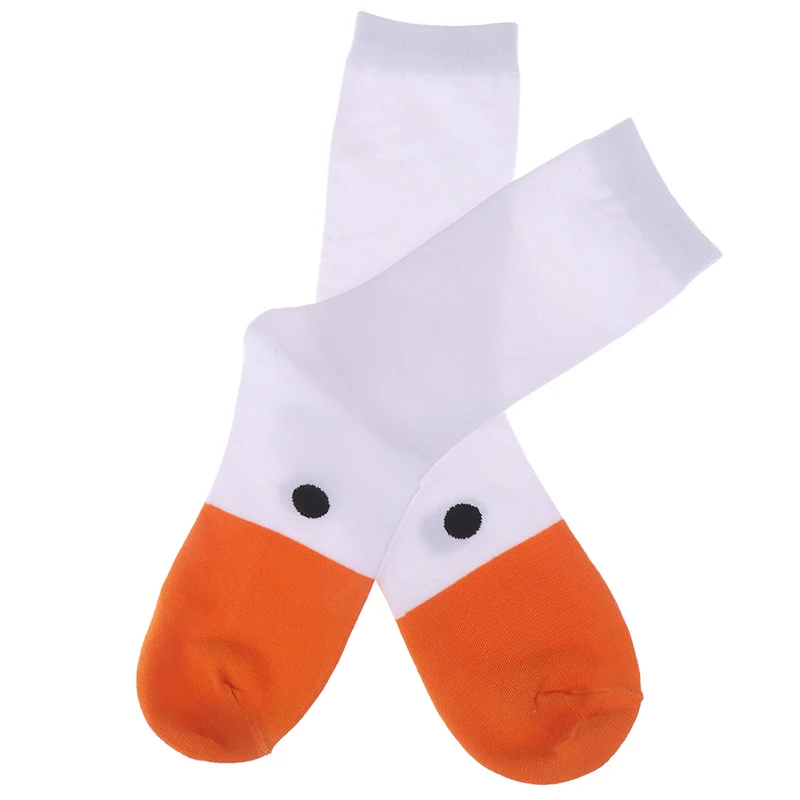 1 пара креативных носков с гусиной головой милые спортивные хлопковые носки