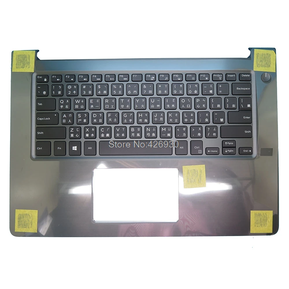 Laptop Palmrest TW backlit keyboard For DELL For Vostro 14 5468 V5468 0PTGCR PTGCR with Traditional Chinese without finger hole