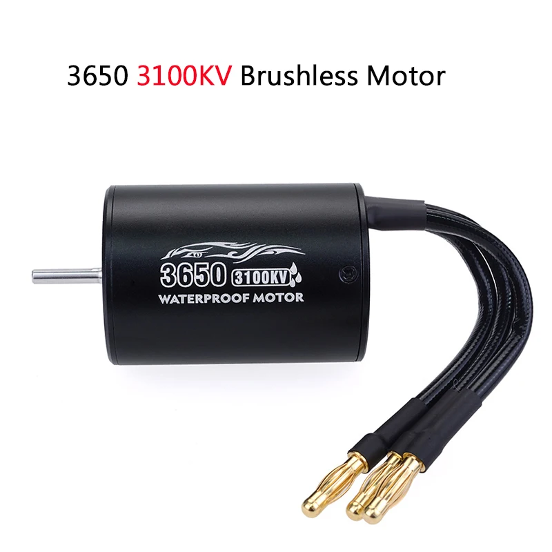 3560 3100KV motor RC автомобиль 1:10 Запчасти 3650 3660 F540 2300KV 2600KV 3100KV 3300KV 3900KV 4370KV бесщеточный мотор 60A ESC для Monster Грузовик Багги Baja - Цвет: 3560 3100KV motor