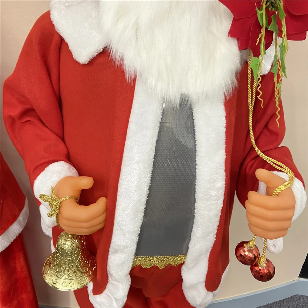 Рождественские украшения для отеля торгового центра 1 8 м Санта-Клаус