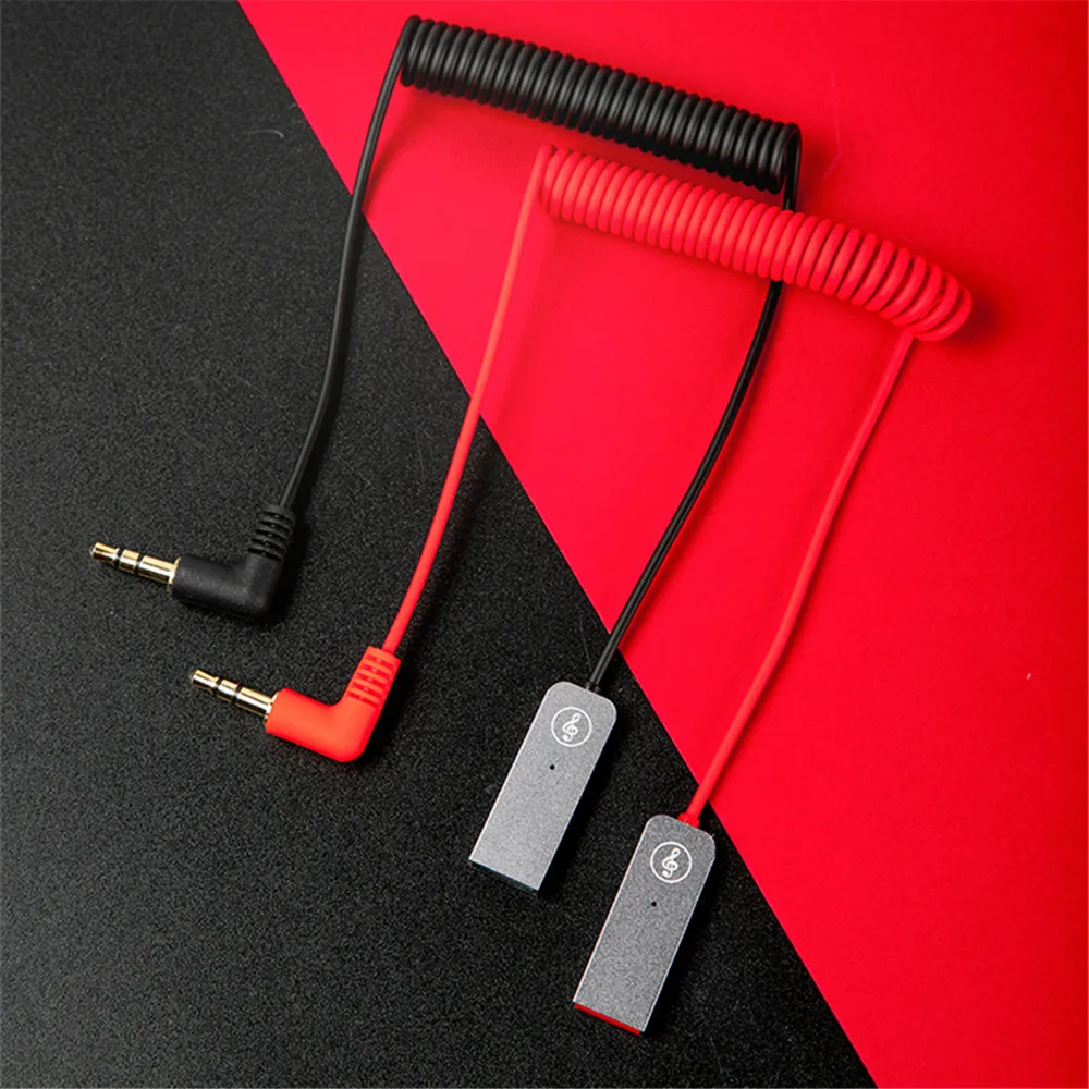 

Автомобильный Bluetooth-адаптер и микрофон с разъемом 3,5 мм, Aux, Bluetooth 5,0, приемник, динамик, аудио, музыка для автомобилей, передатчик, автомобильн...