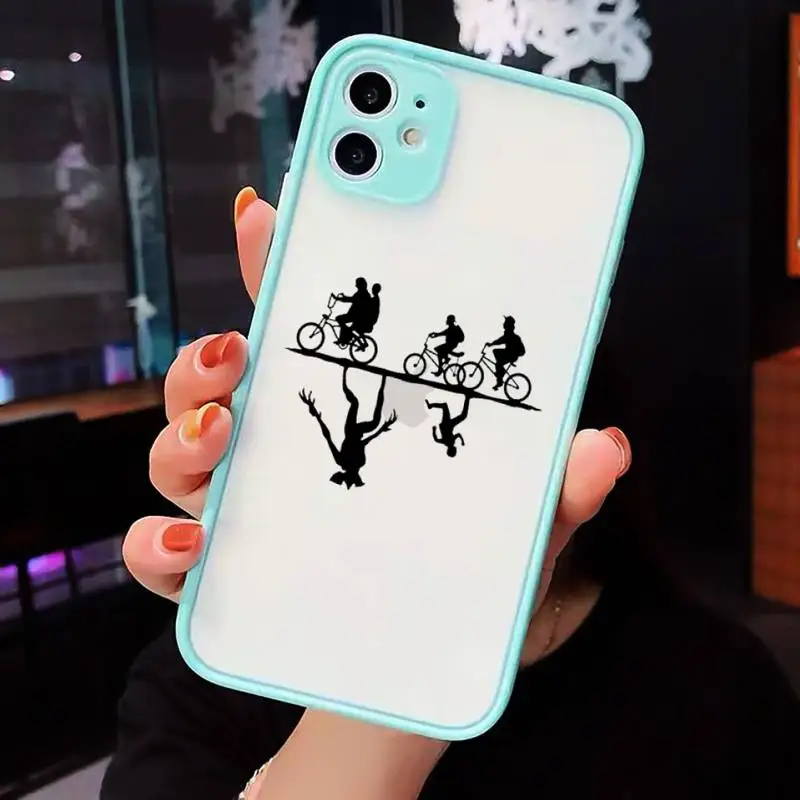 

Stranger things tv show Phone Cases matte transparent For iphone 7 8 11 12 plus mini x xs xr pro max cover