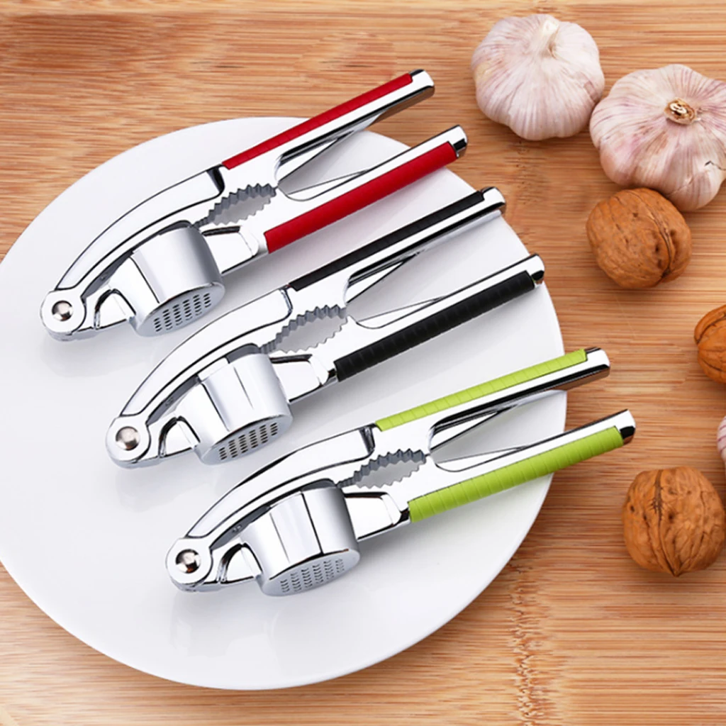 

Garlic Press Masher Ginger Crusher Squeezer Chopper Kitchen Zinc Alloy