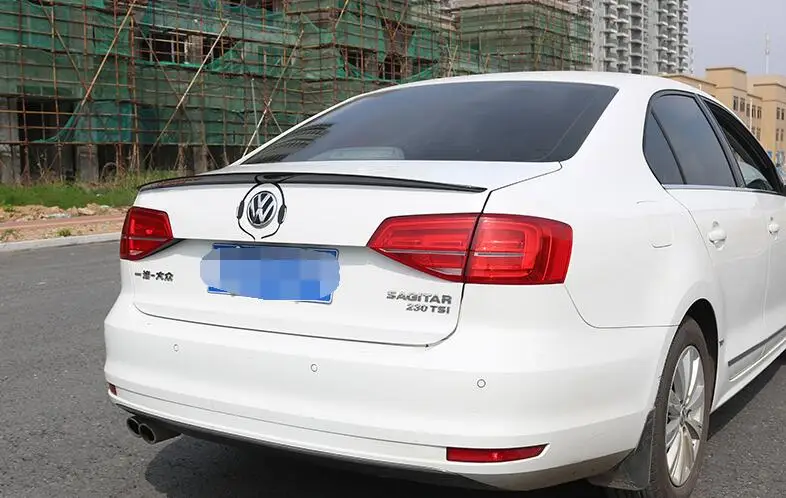 Для спойлера Jetta 2012-2018 MBI ABS Материал Цвет заднего крыла автомобиля задний спойлер