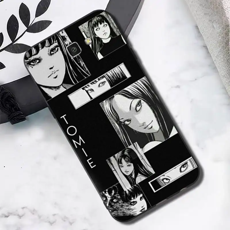 

Anime Japan Junji Ito Tees Horror Phone Case for Samsung Note 8 9 10 20 lite pro ultra J 7 2 4 6 5 prime