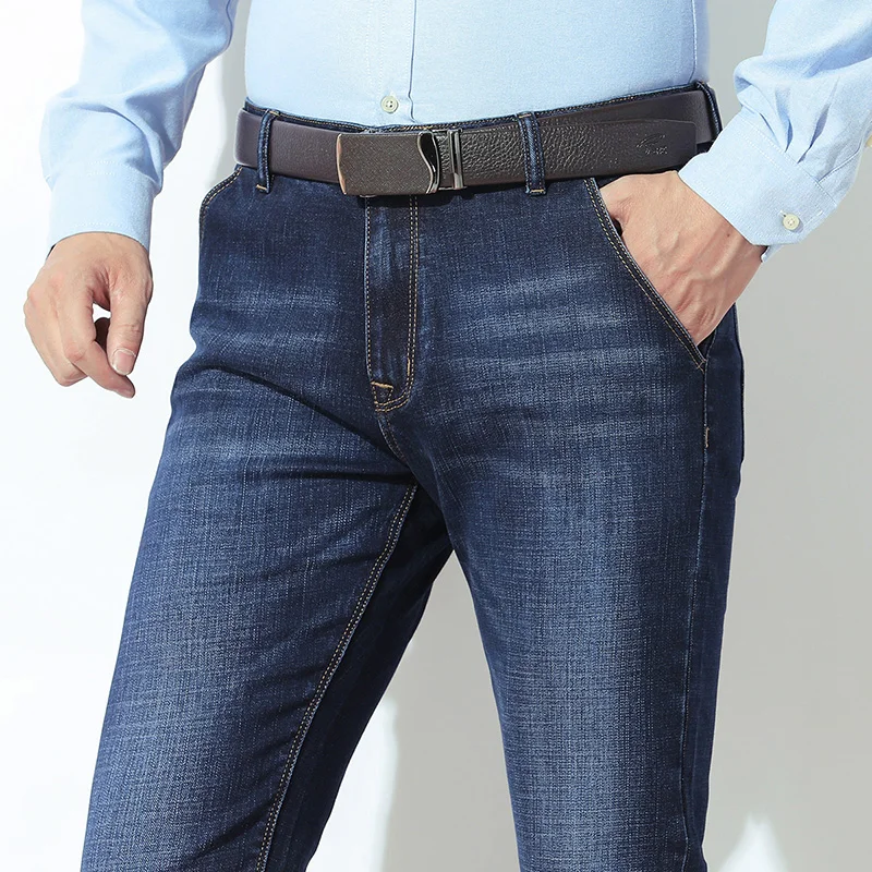 

New Men's Straight casual jeans Fashion denim trousers male pant 2 Colors Optional big size 28-40