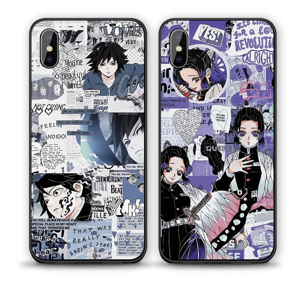 Kamado Nezuko Kimetsu no Yaiba Demon Slayer Силиконовый ТПУ чехол для телефона для iphone XR X XS MAX 5 5S 6 6S 7 8 Plus