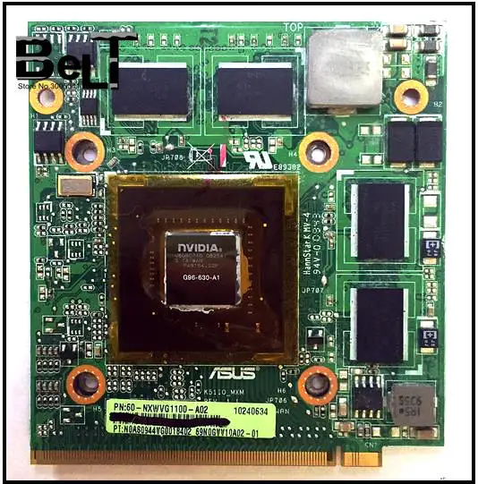 GT220M GT 220 м 1 ГБ VGA Видео карта для ASUS X66IC K61IC K50IO K70IC X70IC K51IO | Электроника