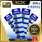 20 шт.4 карты 3 в cr2032 монетница CR 2032 литиевая батарея BR2032 для часов электронный пульт дистанционного управления DL2032 ECR2032 кнопочные батареи