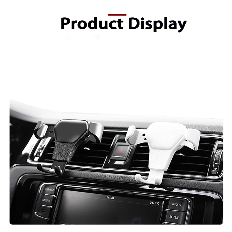 

Gravity Car Phone Holder Air Vent Cellphone Clip Mount Stand Smartphone Supprt For Iphone 11 12 Xs Xr Xiaomi Huawei Samsung A51