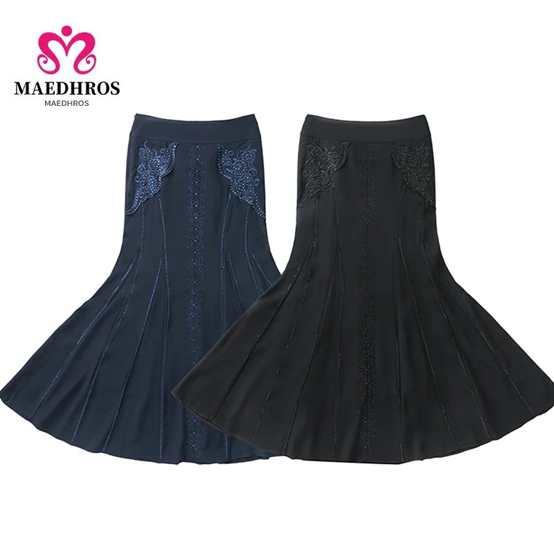 

Женская длинная юбка с алмазным принтом, специальная вышитая Женская юбка, Женская роскошная дизайнерская юбка, Африканский костюм, женски...