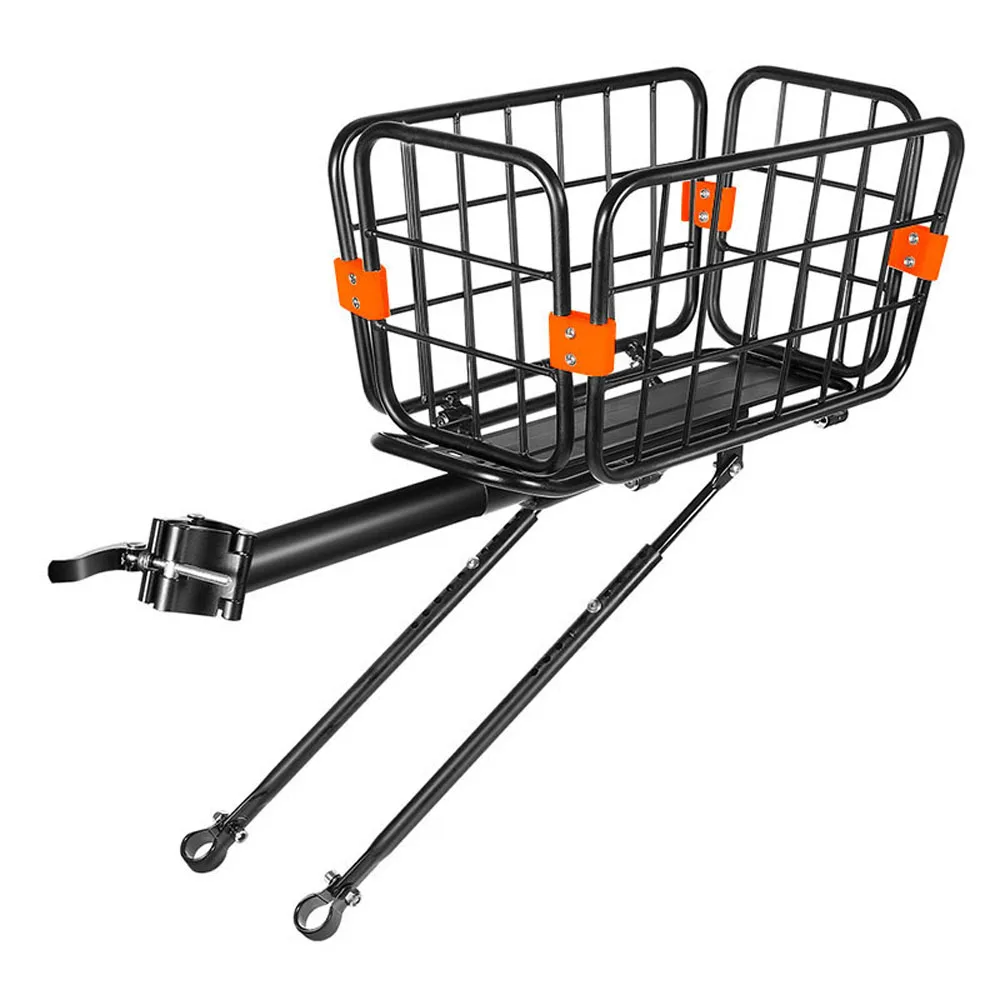 WEST BIKING Multifunctional Bike Rack Rear Luggage Carrying Cycling Trunk Aluminum Alloy MTB Bicycle Basket |