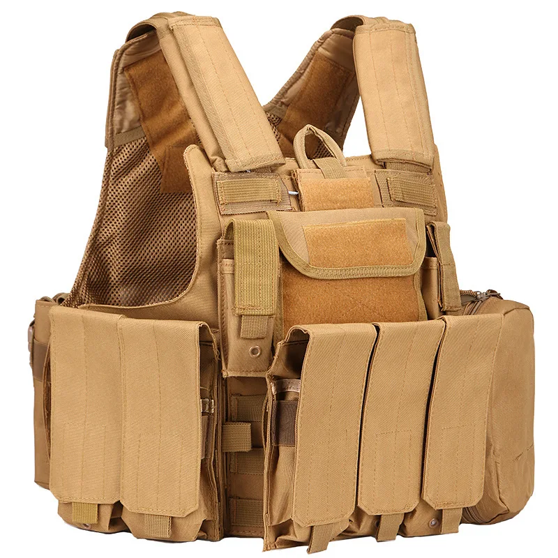 8 in 1 Camouflage Accessory Vest Tactical Vest Protective Vest For Men