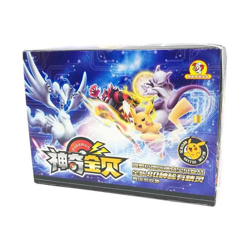 TAKARA TOMY Toys Pokemon Cards Collections Pikachu 168pcs Shining Flash Card 7pcs/box 24box/set Board Game for Kids Gift board game flash table cards plants zombie shining cards vs collections children toys ar card educational kids gifts