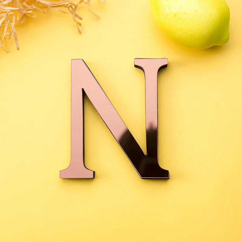 

Зеркальные акриловые буквы 3D