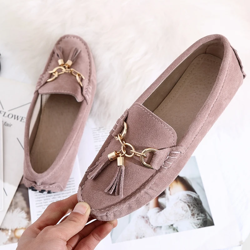 Мокасины MYLRINA женские из натуральной кожи повседневные туфли без застежки