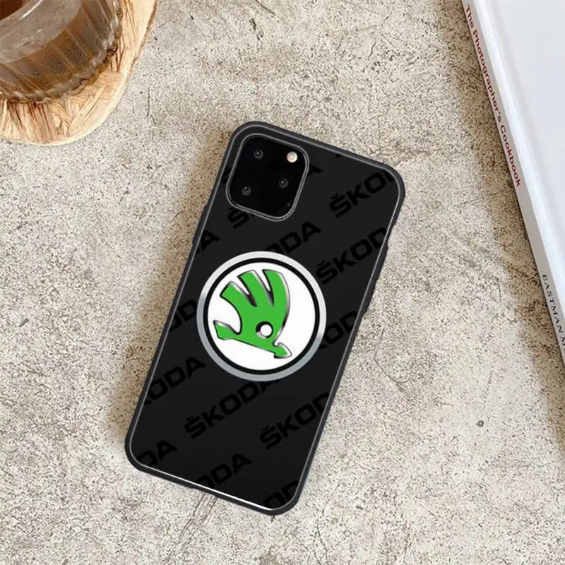 

Skoda Car Soft Phone Case For Iphone 6 6s 7 8 Plus XR X XS XSmax 11 12 Pro Mini Max