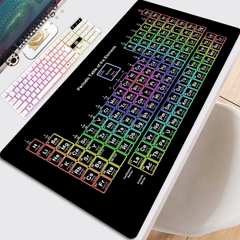 

Pad Mouse Deskmat Mause Large Computer Accessories Carpet For Desk Mat Mousepad Gaming Gamer Cool Periodic Table Of The Elements