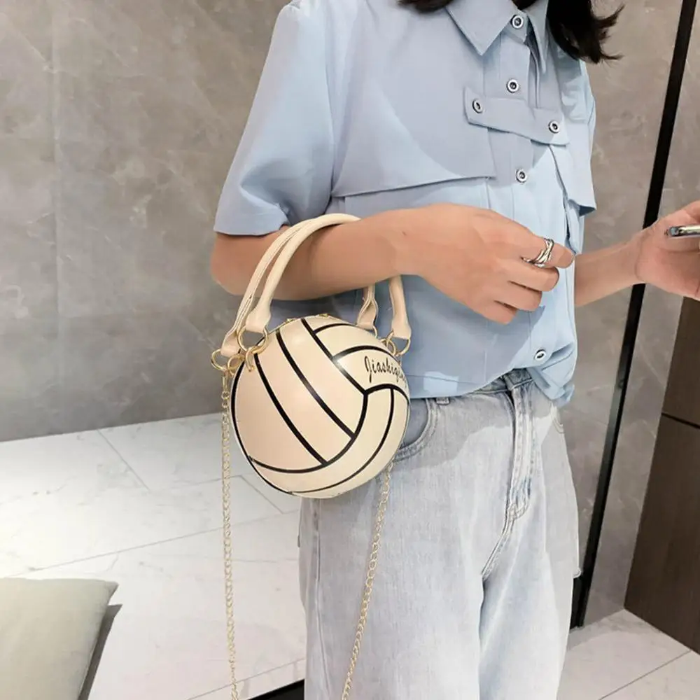 Женская маленькая сумочка в форме шара из искусственной кожи забавная дорожная