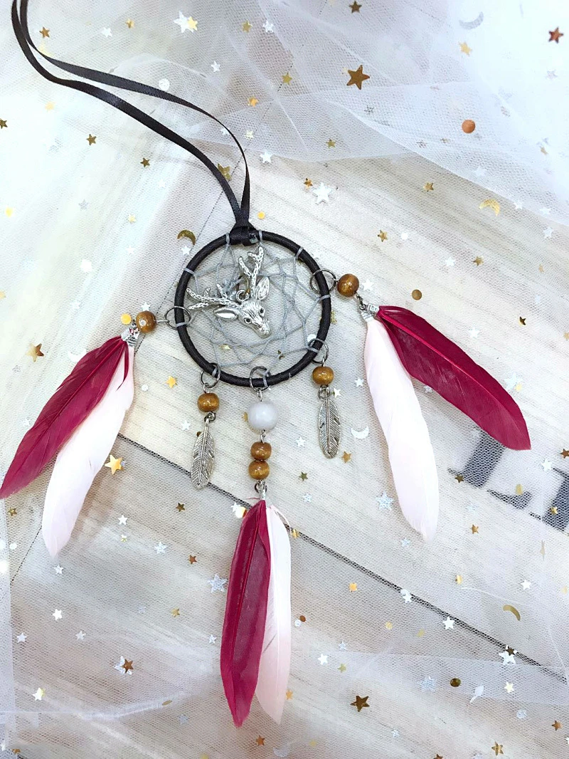 

Car Ornaments Dream Catcher 25cm/10inch Dream Feather Creative Handmade Blessing Gift Pendant for Party Favor Wedding Favor