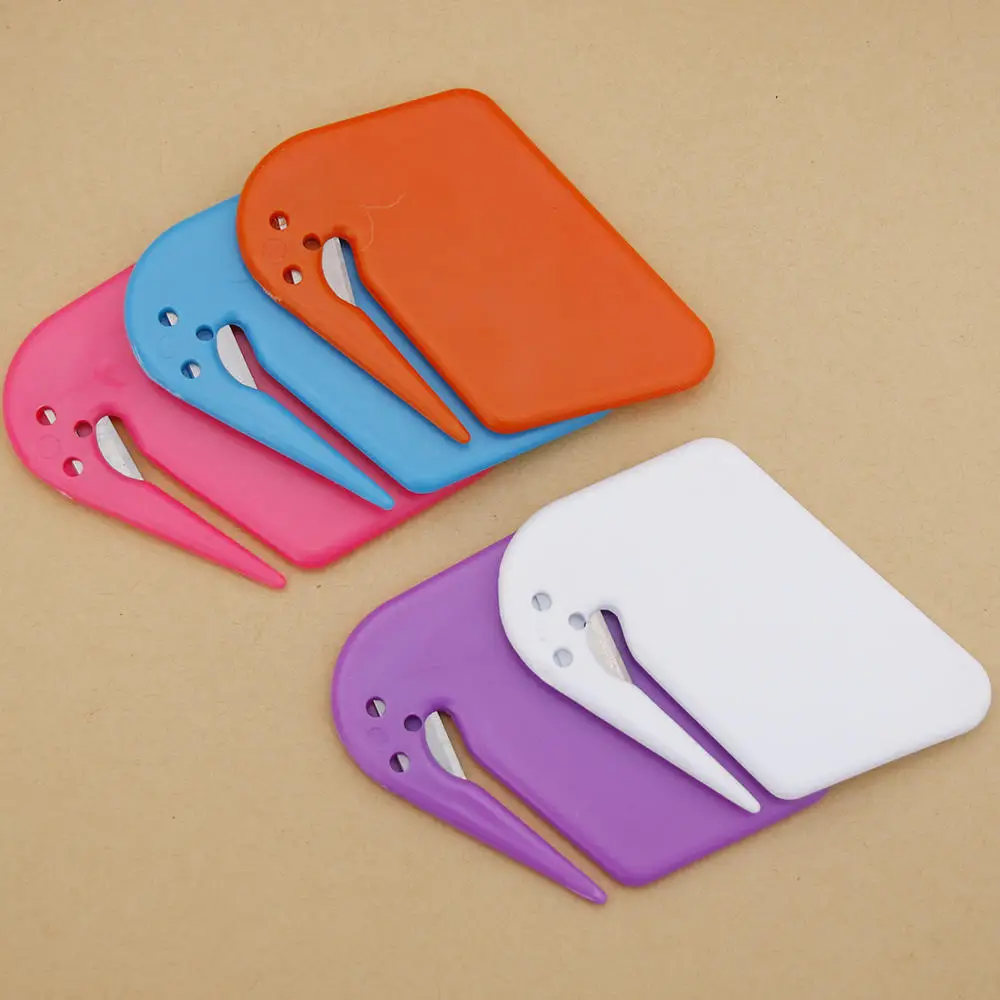 Пластиковый мини нож с надписью Открыватель конверта освежающий резак лезвие