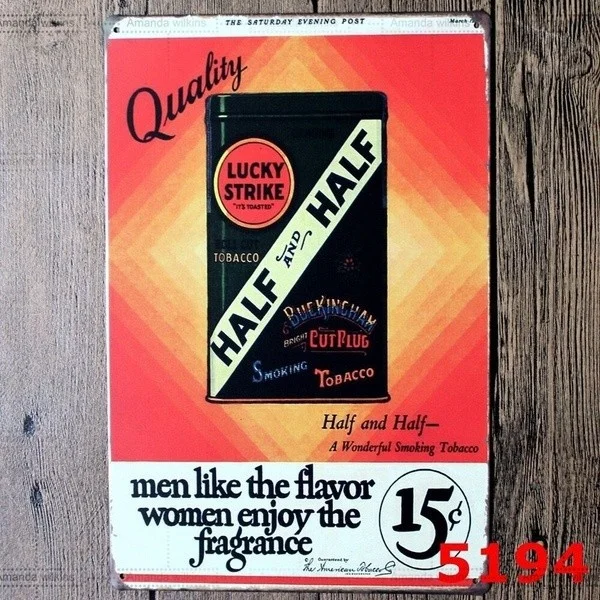 

Novelty Sign Metal Tin Sign Luy Strike Decor Bar Pub Home Vintage Retro Poster Cafe ART