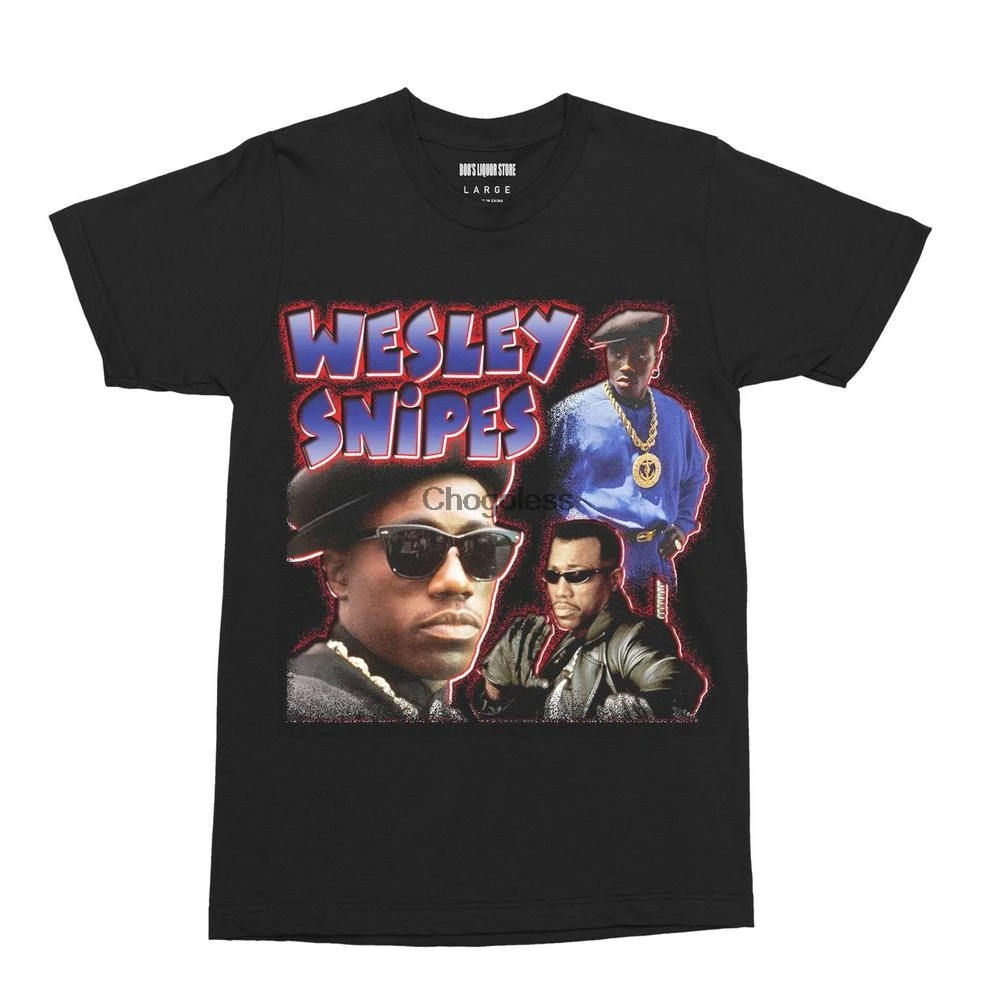 

Wesley Snipes Nino Brown Black Tee