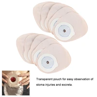 10pcspack one piece system ostomy bag medicals drainable pouch colostomy bag ostomy supplies no need clip 15 60mm0 6 2 3 inch