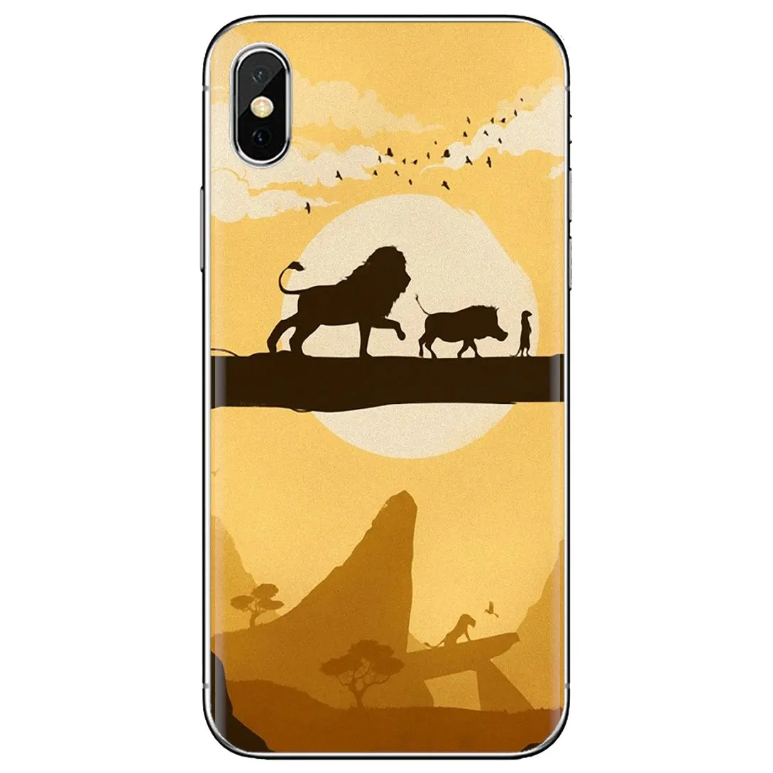 Чехол King-Hakuna-C-Matata-комикс-Лев для Xiaomi Redmi 2 S2 3 3S 4 4A 5 5A 6 6A 7A 9 9T 9C 9A Pro Pocophone F1 | Мобильные