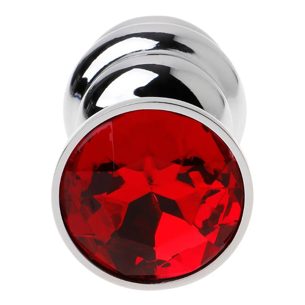 Анальная пробка с бусинами из нержавеющей стали стимуляция анальной пробки